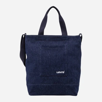 Сумка шоппер мужская тканевая Levi's 963327627 Синяя (1159825096)