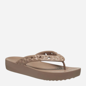 Klapki japonki damskie basenowe Classic Platform Geometric Flip