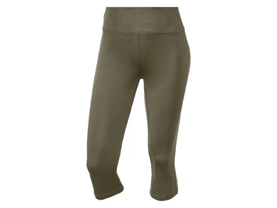 Спортивные леггинсы капри-бриджи для женщины Crivit LYCRA® 407224 S хаки