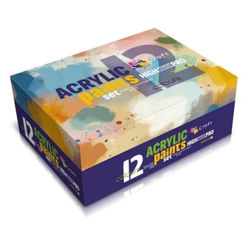 Набор акриловых красок Art Craft 5082-AC 12 штук по 20 мл