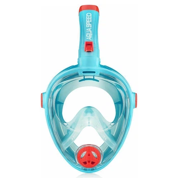 Полнолицевая маска детские SPECTRA 2.0 Aqua Speed 248-02(7083) бирюзовый, красный, L