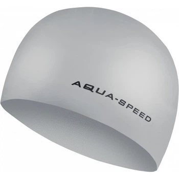 Шапка для плавания 3D CAP 5755 Aqua Speed 092-26 серебристый,, OSFM