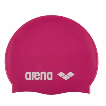 Шапка для плавания CLASSIC SILICONE Arena 91662-091 фуксия, белый, OSFM