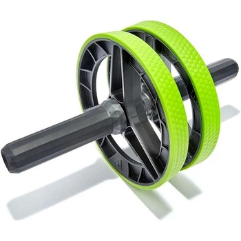 Ролик для пресса Performance Ab Wheel Adidas ADAC-11407 черный, салатовый