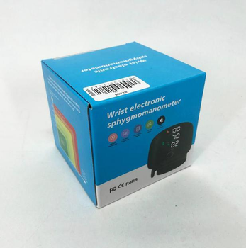 Тонометр на запястье Automatic Blood Pressure BK-606B Черный (8608)