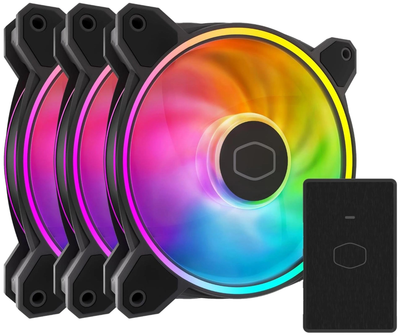 Кулер для корпуса CoolerMaster MasterFan MF120 Halo2 3 in 1 Black (MFL-B2DN-213P2-R2)