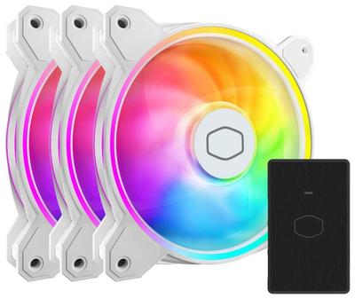 Кулер для корпуса CoolerMaster MasterFan MF120 Halo2 3 in 1 White (MFL-B2DW-213P2-R2)
