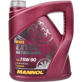 Трансмиссионное масло Mannol EXTRA GETRIEBEOEL 4л 75W-90 (MN8103-4) (242346)