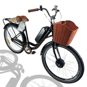 Велосипед з Е-комплектом Dorozhnik 26" Crystal 36В 350Вт 10Ah MXSUS+індикаторна ручка+Pas-ассистент+круїз контроль до 35км запасу ходу