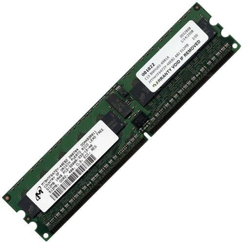 Модуль памяти для сервера Micron 512Mb 1Rx8 PC2-3200R-333-12-A0 (MT9HTF6472Y-40EB2) БУ