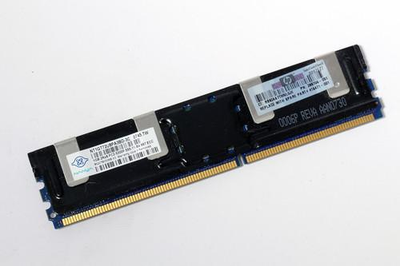 Модуль памяти для сервера Nanya 1Gb 2Rx8 PC2-5300F-555-11-B4 667MHz ECC (NT1GT72U8PB0BN-3C) БУ