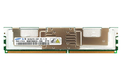 Модуль памяти для сервера Samsung 1Gb 2Rx8 PC2-5300F-555-11-B0 (M395T2953EZ4-CE65) ECC CL5 240-Pin БУ