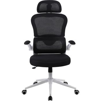 Офісне крісло GT Racer B-5880 White/Black [125609]