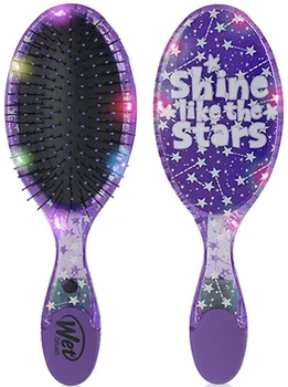 Щітка для волосся Wet Brush Galaxy Twinkling Lights Purple Stars (736658579499)