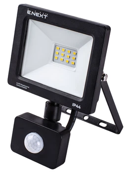 Прожектор светодиодный с датчиком движения e.LED.flood.stand.sensor.10.6000, 10Вт, 6000К