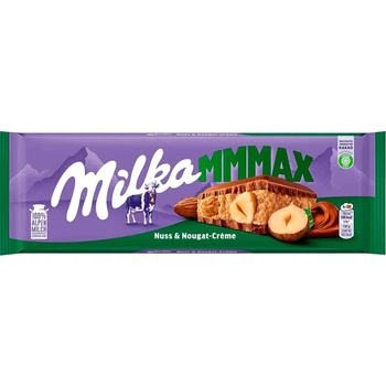 Шоколад молочный Milka Nuss&Nougat-Creame 300 г