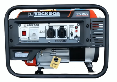 Бензиновий генератор Vackson FPG8000E 3,8 kw з ручним стартером. AVR!
