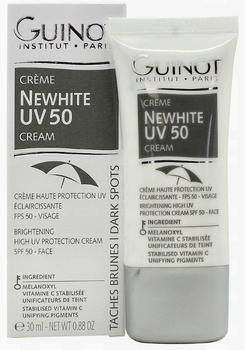 Крем для обличчя Guinot Newhite Brightening UV Захисний сонцезахисний денний SPF 50 30 мл (3500465063000)