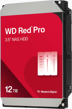 Dysk twardy Western Digital Red Pro 12TB 7200rpm 512MB 3.5" SATAIII (WD122KFBX)