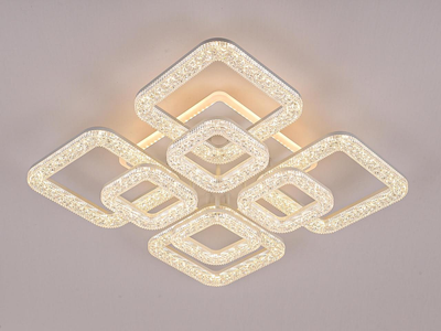 Светодиодная люстра SVLIGHT LED GLX-23515-4+4H 230W с пультом