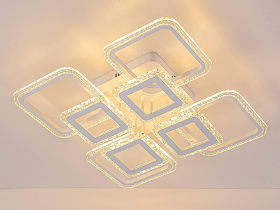 Светодиодная люстра SVLIGHT LED 22020-4+4 184W с пультом