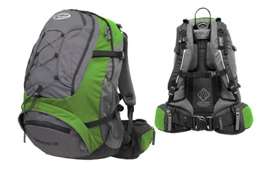 Спортивный рюкзак с вентиляцией спины AVS, 35L, зелёный