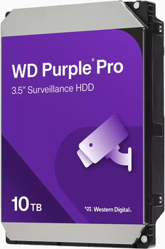 Dysk twardy Western Digital Purple Pro 10TB 7200rpm 512MB 3.5" SATAIII (WD102PURP)