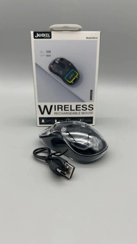Миша бездротова JEDEL WD141, 1200-1600DPI, Black, 2.4GHZ+Bluetooth 5.0