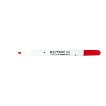 Маркер Centropen Textile 2739 2 мм красный (6315)