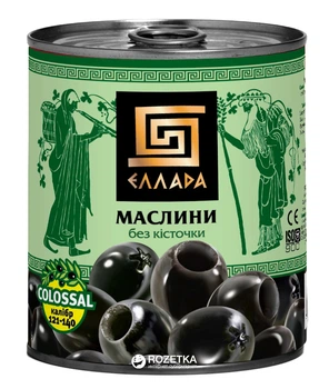 Маслини без кісточки Ellada Colossal 3.1 л (4820186140194)
