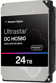 Dysk twardy Western Digital Ultrastar DC HC580 24TB 7200rpm 512MB WUH722424AL5204 3.5" SAS3 (0F62802)