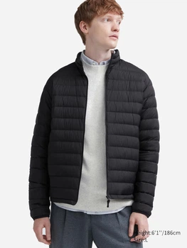 Куртка демісезонна чоловіча Uniqlo 840942847 S Чорна (1159825747)