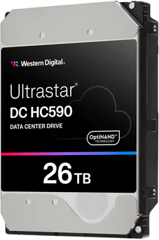 Dysk twardy Western Digital Ultrastar DC HC590 26TB 7200rpm 512MB WUH722626ALE6L4 3.5" SATAIII (0F65672)