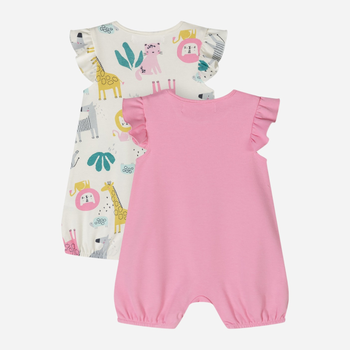 Набір дитячих пісочників 2 шт для новонароджених дівчат Minoti 24babypack28 42036BAB 68-74 см Різнокольоровий (5063025387377)