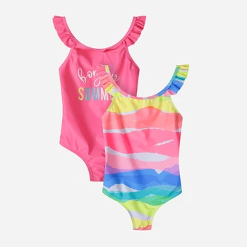 Набор подростковых слитных купальников 2 шт для девочки Minoti 22swim51 42183TEN 152-158 см Разноцветный (5063025398991)