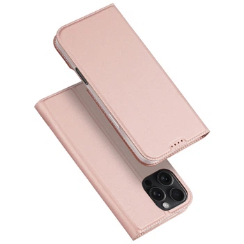 Чехол-книжка Dux Premium Ducis с карманом для визиток для Apple iPhone 16 Pro Max (6.9") Pink