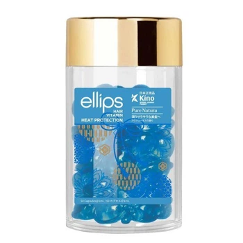 Вітаміні для волосся Ellips Сила лотоса Ellips Hair Vitamin Heat Protection 50х1ml