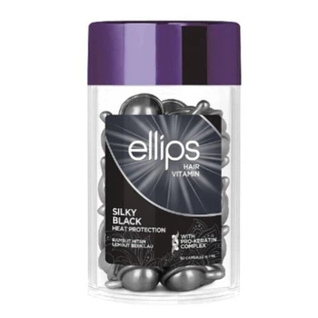 Вітаміні для волосся Шовкова ніч з про-кератиновим комплексом Ellips Hair Vitamin Silky Black With Pro-Keratin Complex, 50x1ml