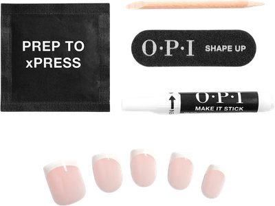 Набір штучних нігтів Opi Xpress-On French Manicure 30 шт (4064665196443)