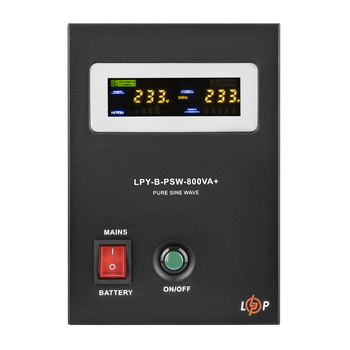 ИБП LogicPower LPY-B-PSW-800VA+ (560Вт) 5A/15Aс правильной синусоидой 12В
