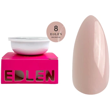 Моделюючий гель EDLEN Builder Gel №8 Змінний картридж 15 мл