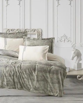 Комплект постільної білизни Cotton Box Elite Saten 200×220 Sendero Haki