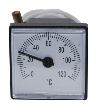 Термометр VJ Parts для котла SD Plus (48х48 мм / 0-120 ° C с капилляром)