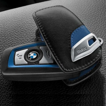 Чехол для ключей для BMW 1 2 3 4 5 6 7 серии X3 X4 Caso ключница - органайзер для ключей от машины, 8х4.5 см, черный (98422076)