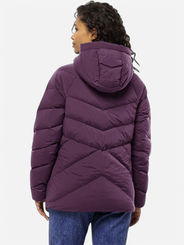 Пуховик зимний короткий женский Jack Wolfskin Marienplatz JKT W 1207611_I0082 XS Темно-фиолетовый (4064886343701)