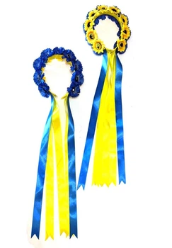 Український вінок дитячий двосторонній 3 - 12 років