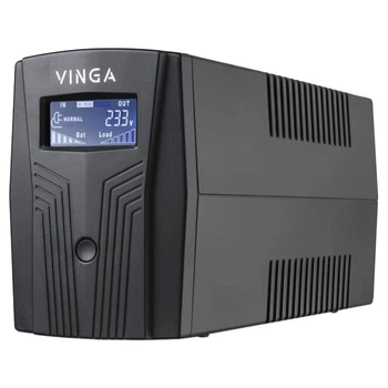 Джерело безперебійного живлення Vinga LCD 1200VA plastic case (VPC-1200P)