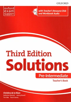 Книга для вчителя Solutions 3rd Edition Pre-Intermediate: Teacher's Guide with Teacher's Resource Disk ISBN: 9780194510745