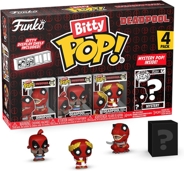 Набір Фігурок Bitty Pop Marvel Дедпул Deadpool 4 Pack 3 см (A845B493E8BD)