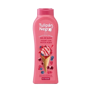 Гель для душа "Ягодный йогурт" Tulipan Negro Shower Gel Yoghurt With Red Fruits
